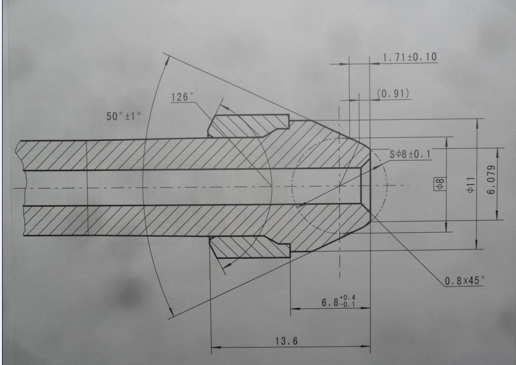 同心球鐓頭結(jié)構(gòu)
