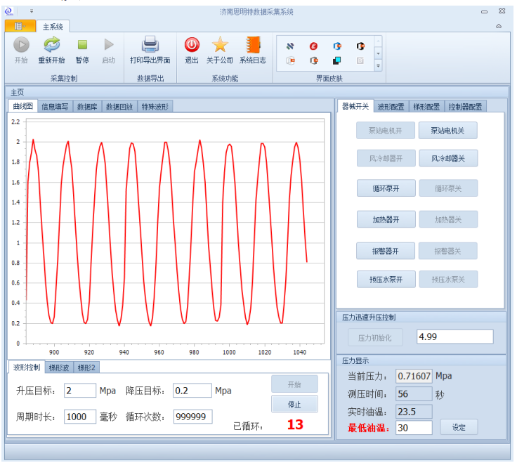 流體連接器脈沖試驗臺